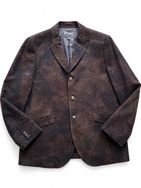 Sharp John Varvatos Blazer in Espresso Muti Shadow. NWT 58X / XXL
